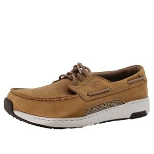 New Balance Men's 8 Tan Leather Casual Boat/Driving Shoe Rollbar Technology